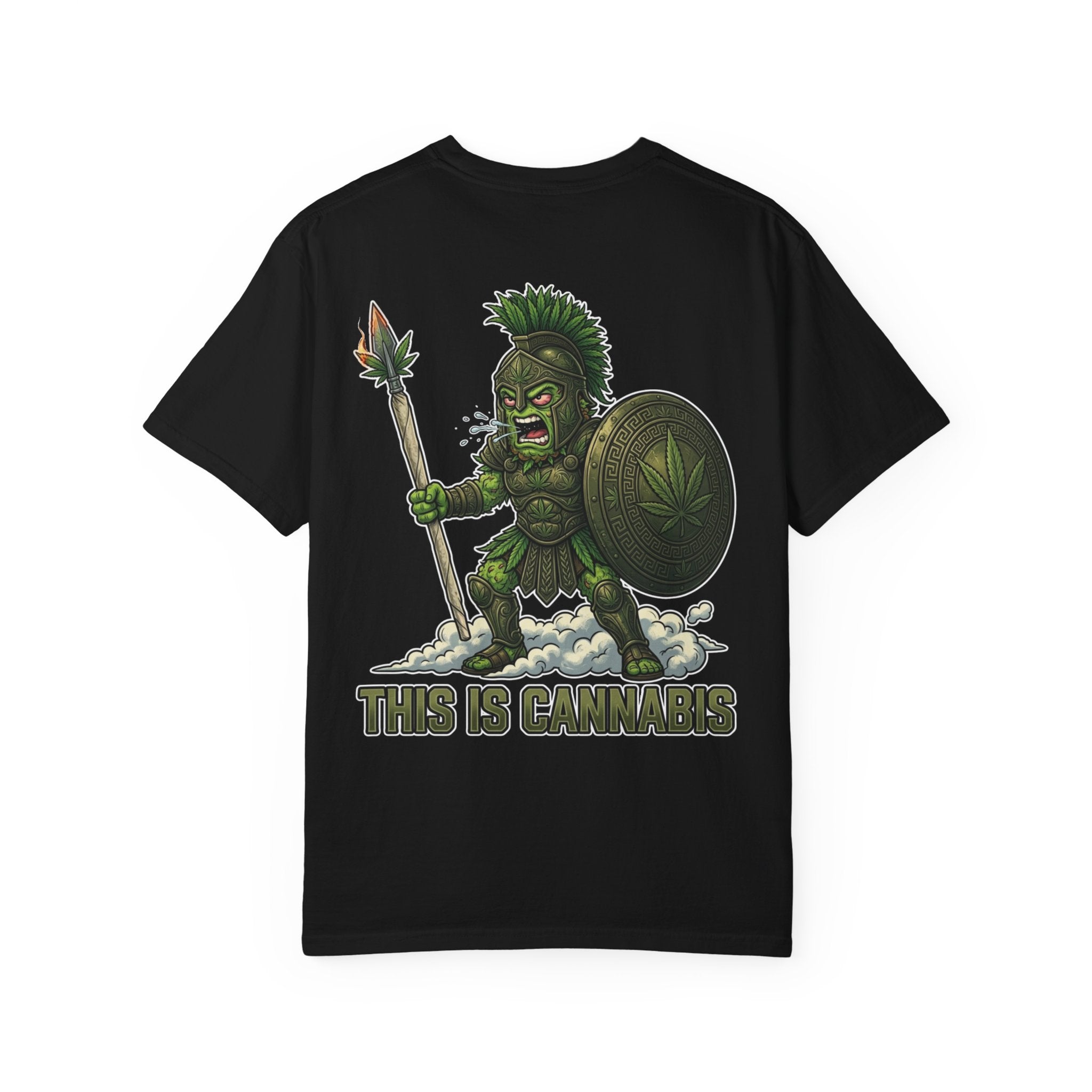 This Is Cannabis - Retro Spartan Satire Graphic T-Shirt