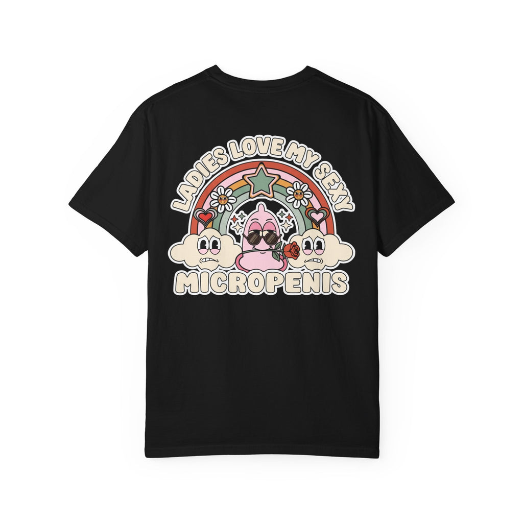 Ladies Love My Micropenis Shirt - Funny Adult Humor Retro Novelty Gag Gift Joke Rude Graphic Tee