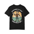 Funny Vintage Golfer Keep Your Balls Dry T-Shirt - Retro Golf Humor Graphic Gift Tee