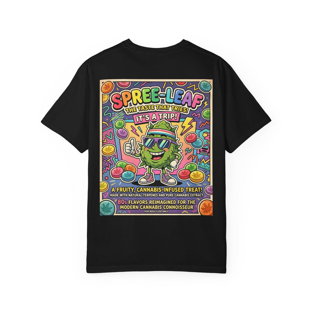 Spree Leaf Shirt - Funny Stoner Retro Candy Parody Spree Roll Cannabis Weed 420 Adult Humor Tee