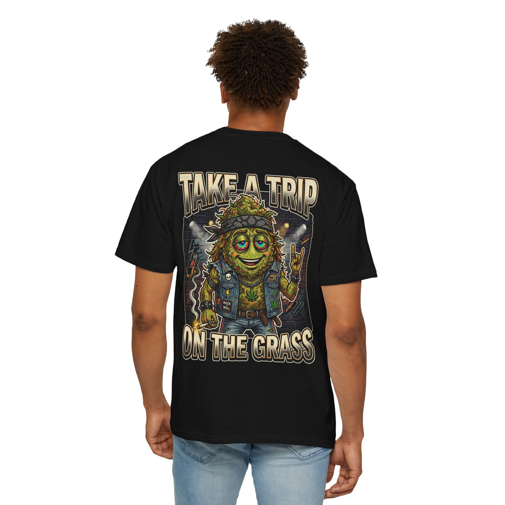 Vintage 80s Heavy Metal Stoner Bud Mascot Graphic Tee
