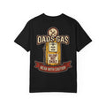 Dads Gas Silent But Dadly Funny Retro Father Joke Vintage Gas Pump Novelty Humorous T-Shirt