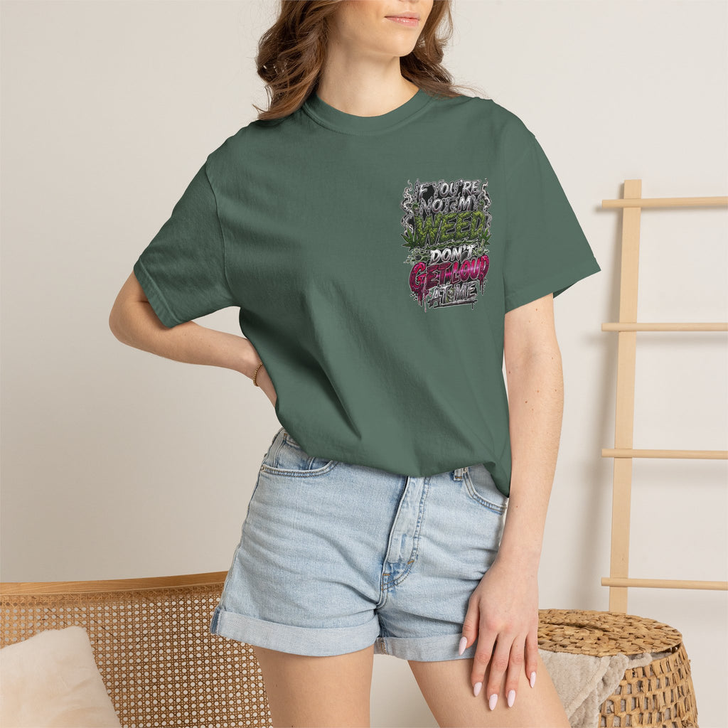 Loud Weed Gritty Graphic T-Shirt