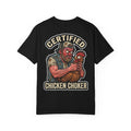 Funny Certified Chicken Choker Funny Redneck Rooster Adult Humor Parody T-Shirt