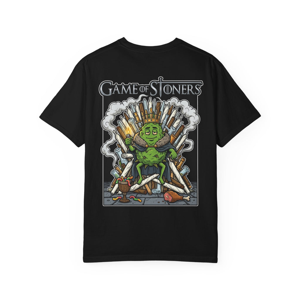 GAME OF STONERS Funny Fantasy Parody Throne Weed Humor King Graphic T-Shirt