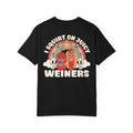 Funny I Squirt On Juicy Weiners T-Shirt - Retro Hot Dog Ketchup Humor Tee